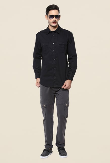 Yepme Nelson Dark Grey Cargos Yepme Nelson Dark Grey Cargos