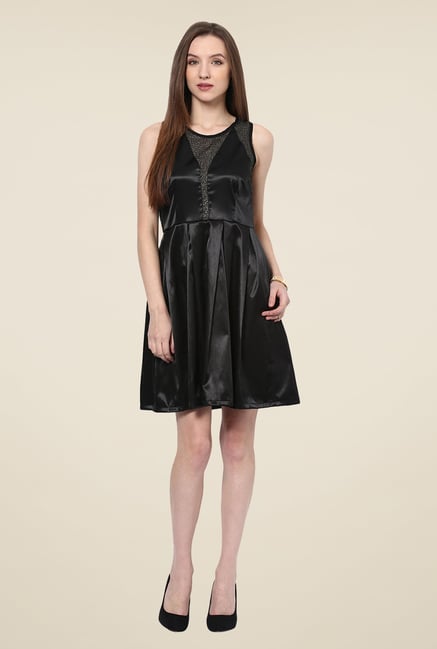 Yepme Black Janet Solid Party Dress Yepme Black Janet Solid Party Dress