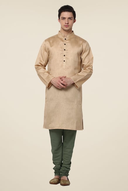 Yepme Wesley Beige Solid Kurta Yepme Wesley Beige Solid Kurta