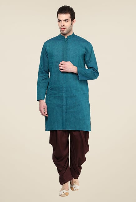 Yepme Davor Blue Solid Kurta Yepme Davor Blue Solid Kurta