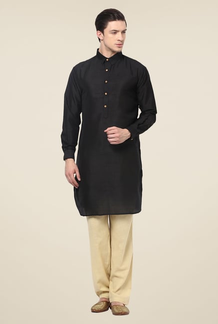 Yepme Rubin Black Solid Kurta Yepme Rubin Black Solid Kurta