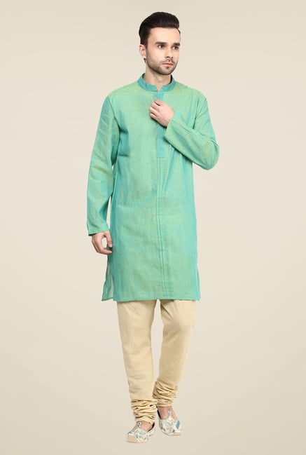 Yepme Davor Green Solid Kurta Yepme Davor Green Solid Kurta