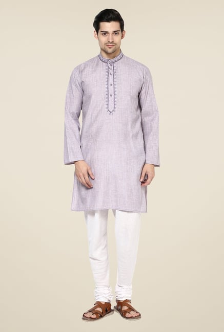 Yepme Kenneth Lavender Solid Kurta Yepme Kenneth Lavender Solid Kurta