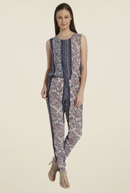 Only Multicolor Paisley Print Jumpsuit Only Multicolor Paisley Print Jumpsuit