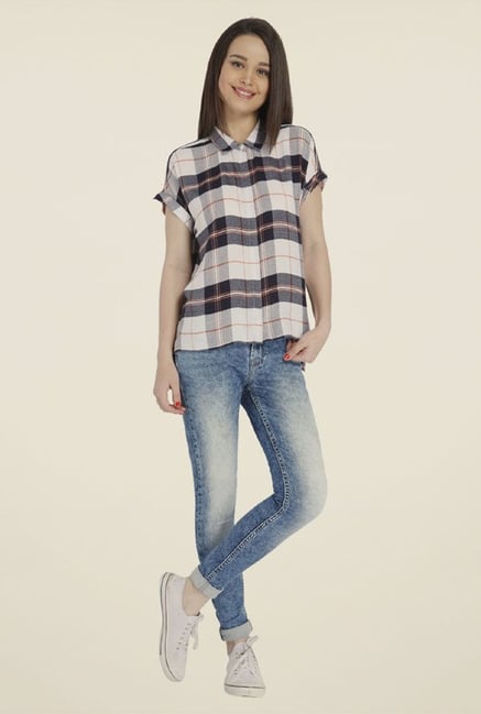 Only Multicolor Checks Shirt Only Multicolor Checks Shirt