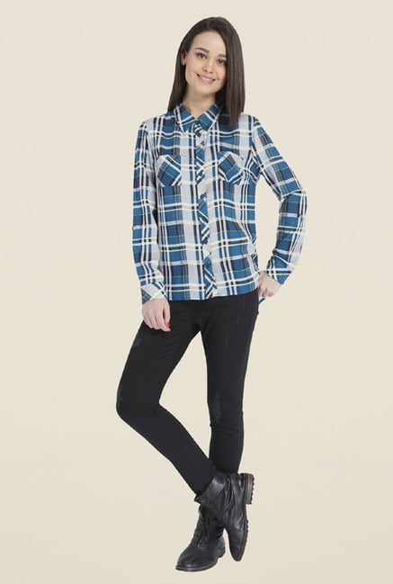 Only Blue Checks Shirt Only Blue Checks Shirt