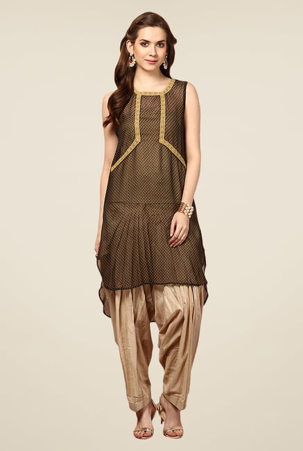 Yepme Brown Alison Asymmetrical Kurti Yepme Brown Alison Asymmetrical Kurti