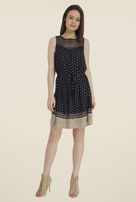 Only Navy Printed Dress Only Navy Printed Dress