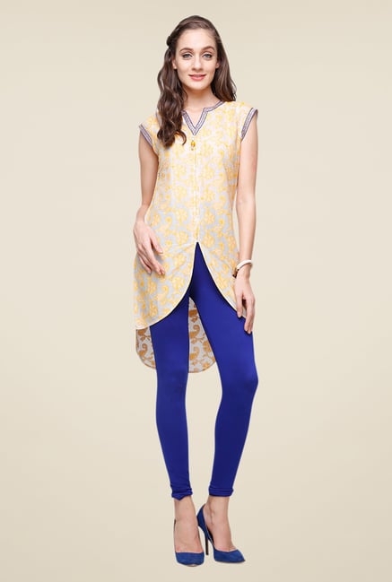 Yepme Yellow Janet Asymmetrical Kurti Yepme Yellow Janet Asymmetrical Kurti