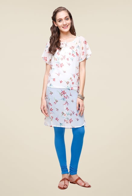 Yepme White Kendell Tie-Up Kurti Yepme White Kendell Tie-Up Kurti