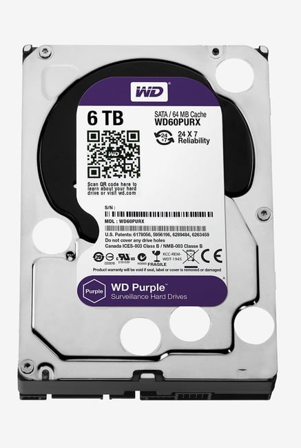 WD Purple 6 TB Internal Hard Disk (Silver) WD Purple 6 TB Internal Hard Disk (Silver)