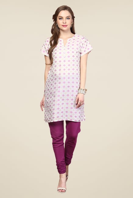 Yepme White Sierra Printed Kurti Yepme White Sierra Printed Kurti