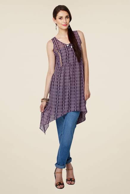 Yepme Multicolor Stacy Asymmetrical Kurti Yepme Multicolor Stacy Asymmetrical Kurti