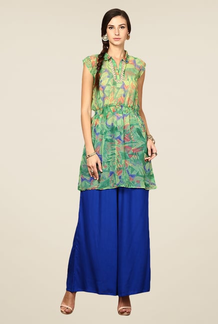 Yepme Green Sheila Check Kurti Yepme Green Sheila Check Kurti