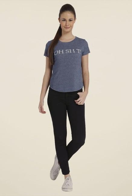 Only Blue Graphic T-shirt Only Blue Graphic T-shirt