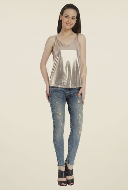 Only Gold Solid T-shirt Only Gold Solid T-shirt