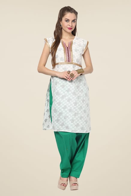 Yepme White Rihana Lace Kurti Yepme White Rihana Lace Kurti