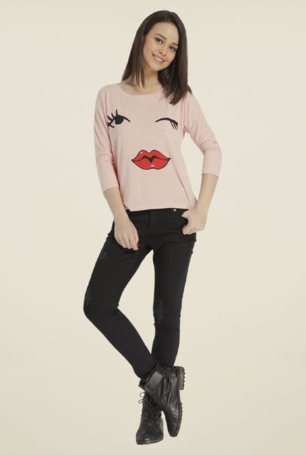 Only Pink Printed T-shirt Only Pink Printed T-shirt