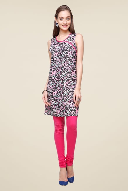 Yepme Multicolor Roxanne Animal Print Kurti Yepme Multicolor Roxanne Animal Print Kurti