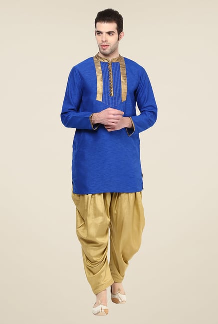 Yepme Frazer Blue Solid Kurta Yepme Frazer Blue Solid Kurta
