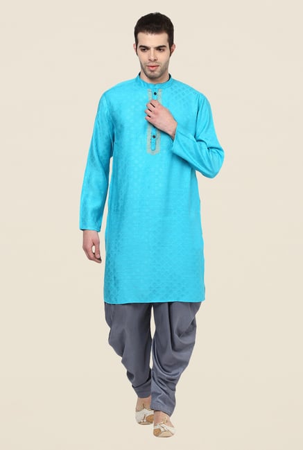 Yepme Willians Blue Kurta Yepme Willians Blue Kurta