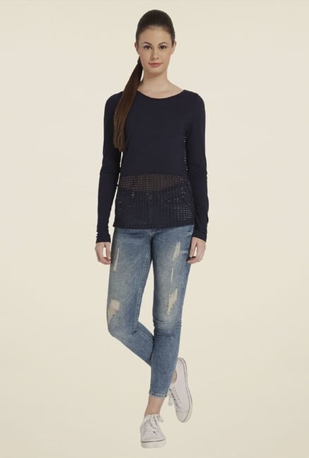 Only Navy Self Top Only Navy Self Top