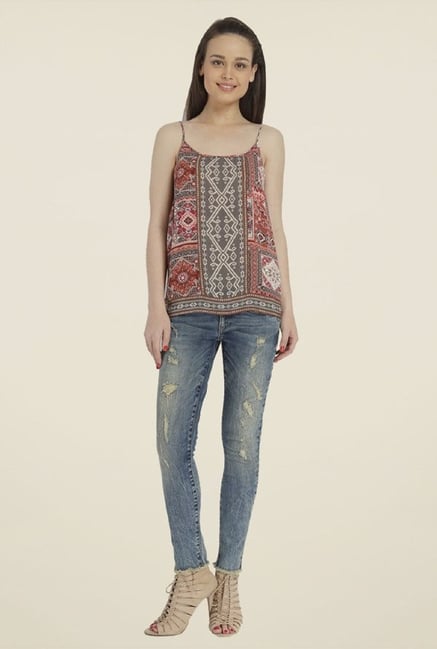 Only Multicolor Printed Top Only Multicolor Printed Top