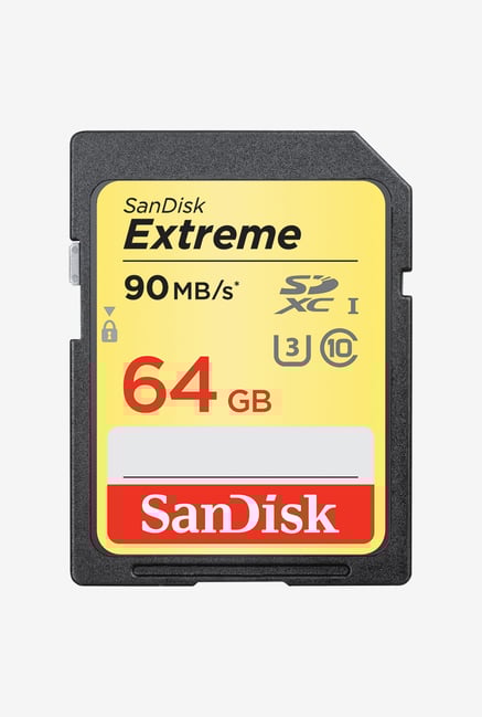 SanDisk SDSDXNE 64GB Extreme SD UHS-I Memory Card SanDisk SDSDXNE 64GB Extreme SD UHS-I Memory Card