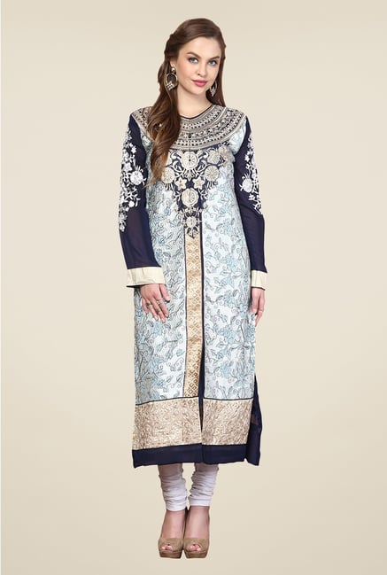 Yepme Navy Sakui Unstitched Suit Set Yepme Navy Sakui Unstitched Suit Set