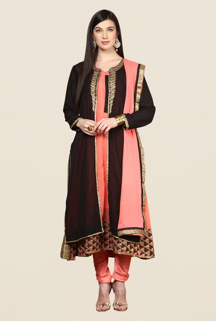 Yepme Black Chante Unstitched Suit Set Yepme Black Chante Unstitched Suit Set
