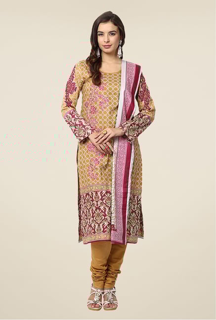 Yepme Mustard Nazia Semi Stitched Pakistani Suit Set Yepme Mustard Nazia Semi Stitched Pakistani Suit Set