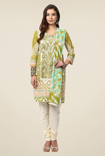 Yepme Olive Anaya Semi Stitched Pakistani Suit Set Yepme Olive Anaya Semi Stitched Pakistani Suit Set