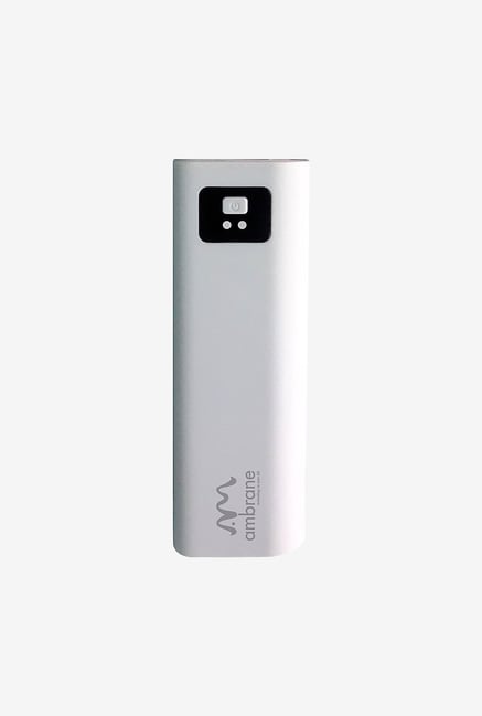 Ambrane P-202 2200 mAh Power Bank (White) Ambrane P-202 2200 mAh Power Bank (White)