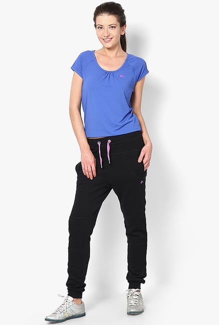 Only Blue Solid Top Only Blue Solid Top