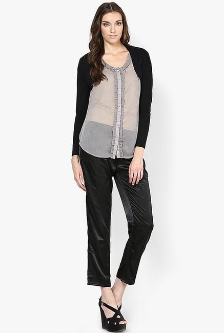 Only Black Solid Top Only Black Solid Top
