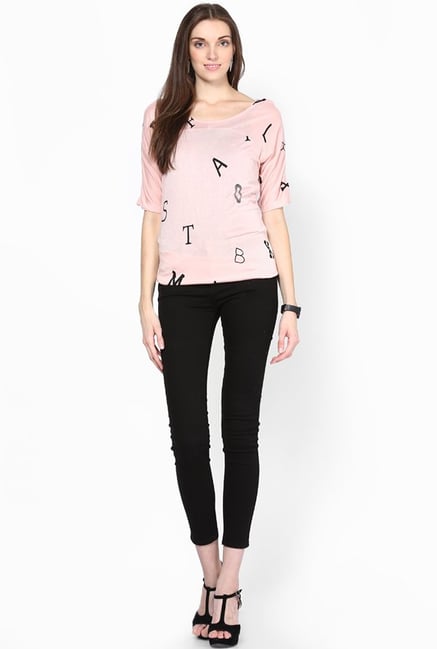 Only Pink Printed Top Only Pink Printed Top