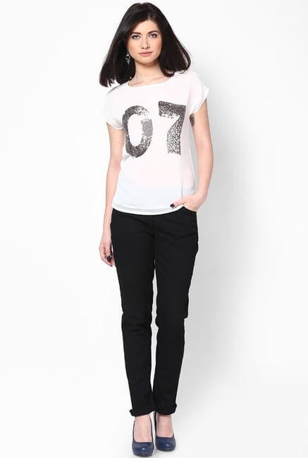 Only White Embellished Top Only White Embellished Top