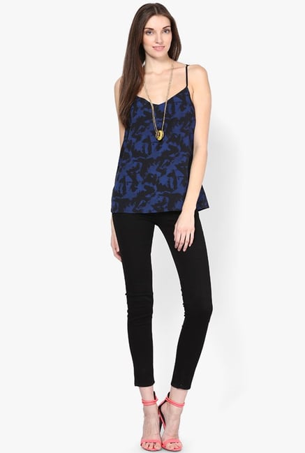 Only Black Printed Top Only Black Printed Top