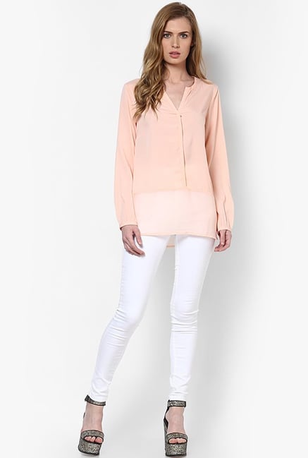 Only Peach Solid Top Only Peach Solid Top