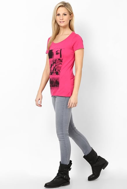 Only Purple Printed Top Only Purple Printed Top