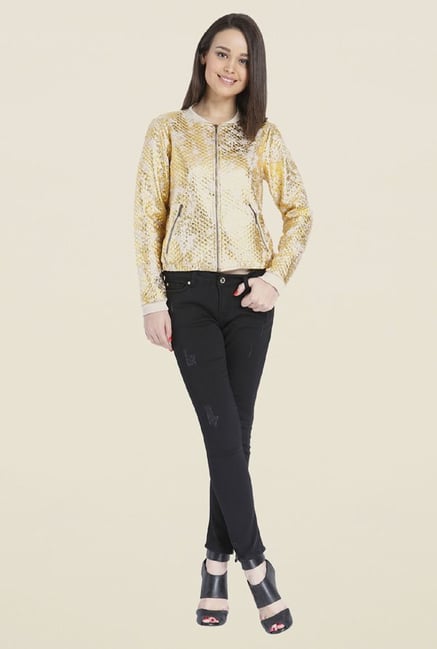 Only Gold Printed Jacket Only Gold Printed Jacket