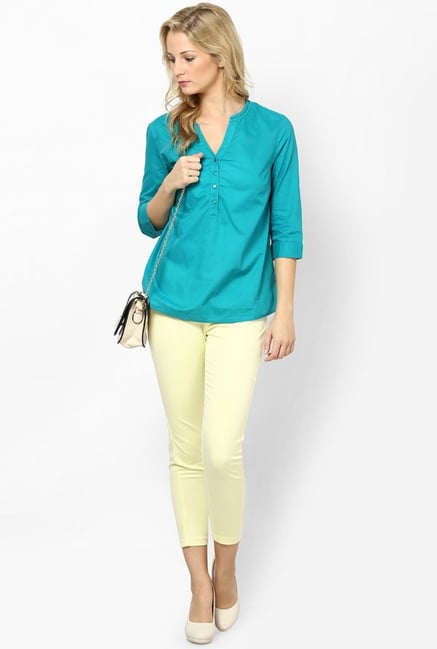 Only Teal Solid Top Only Teal Solid Top