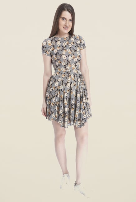 Vero Moda Grey Skater Dress Vero Moda Grey Skater Dress