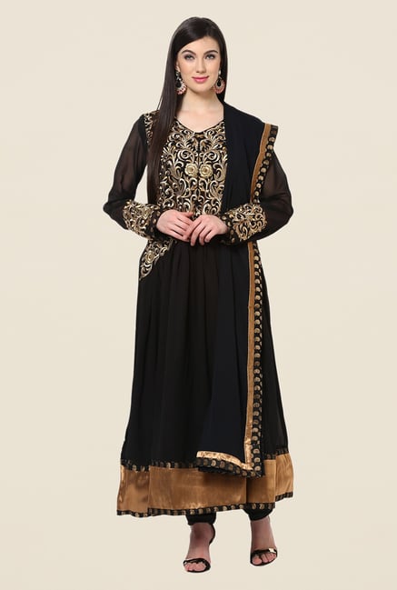Yepme Chante Black Unstitched Suit Set Yepme Chante Black Unstitched Suit Set