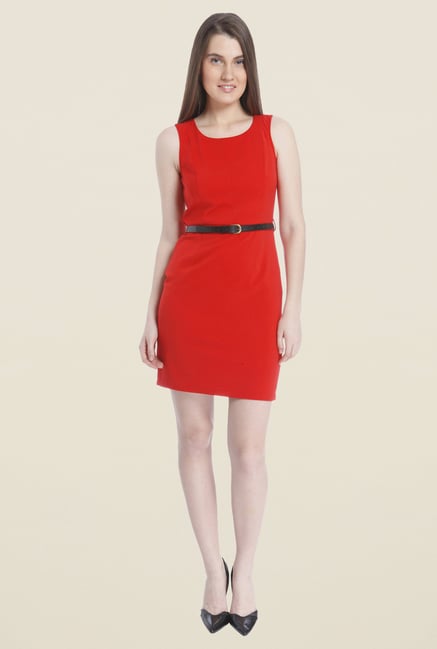 Vero Moda Red A-Line Dress Vero Moda Red A-Line Dress