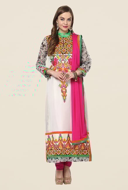 Yepme Babette Beige Unstitched Suit Set Yepme Babette Beige Unstitched Suit Set