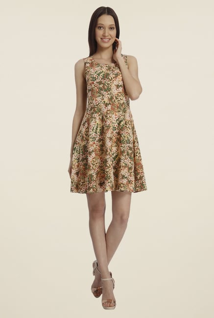 Vero Moda Multicolor Skater Dress Vero Moda Multicolor Skater Dress