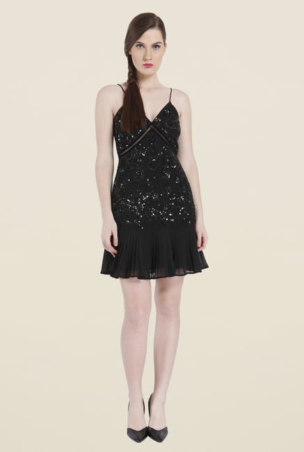 Vero Moda Black A-Line Dress Vero Moda Black A-Line Dress
