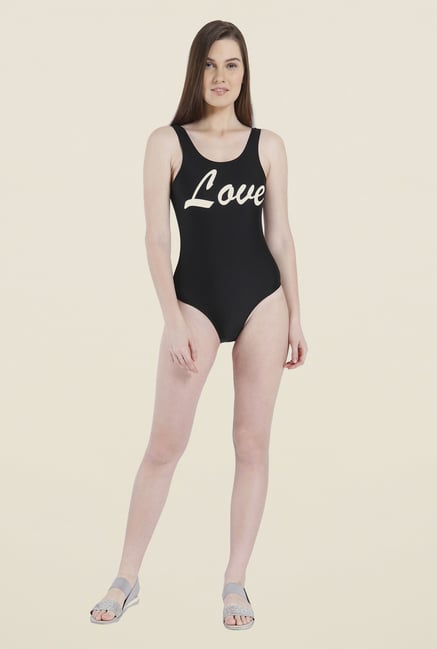 Vero Moda Black Printed Swimsuit Vero Moda Black Printed Swimsuit