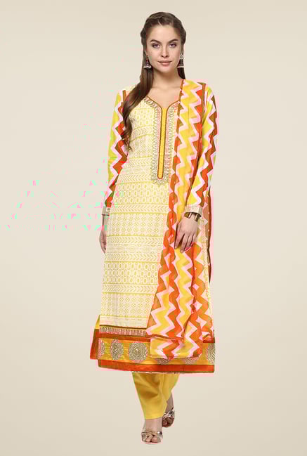 Yepme Ernestine Yellow Unstitched Suit Set Yepme Ernestine Yellow Unstitched Suit Set
